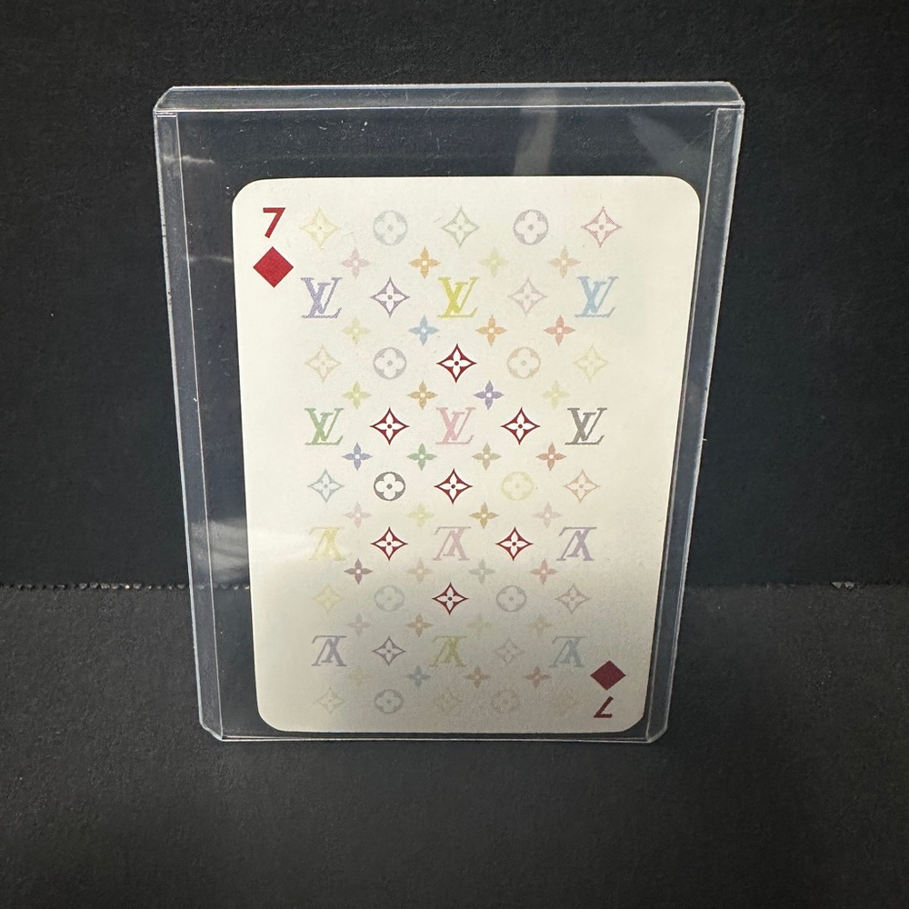 Louis Vuitton Takashi Murakami Monogram Playing Card - 7 Of Diamonds